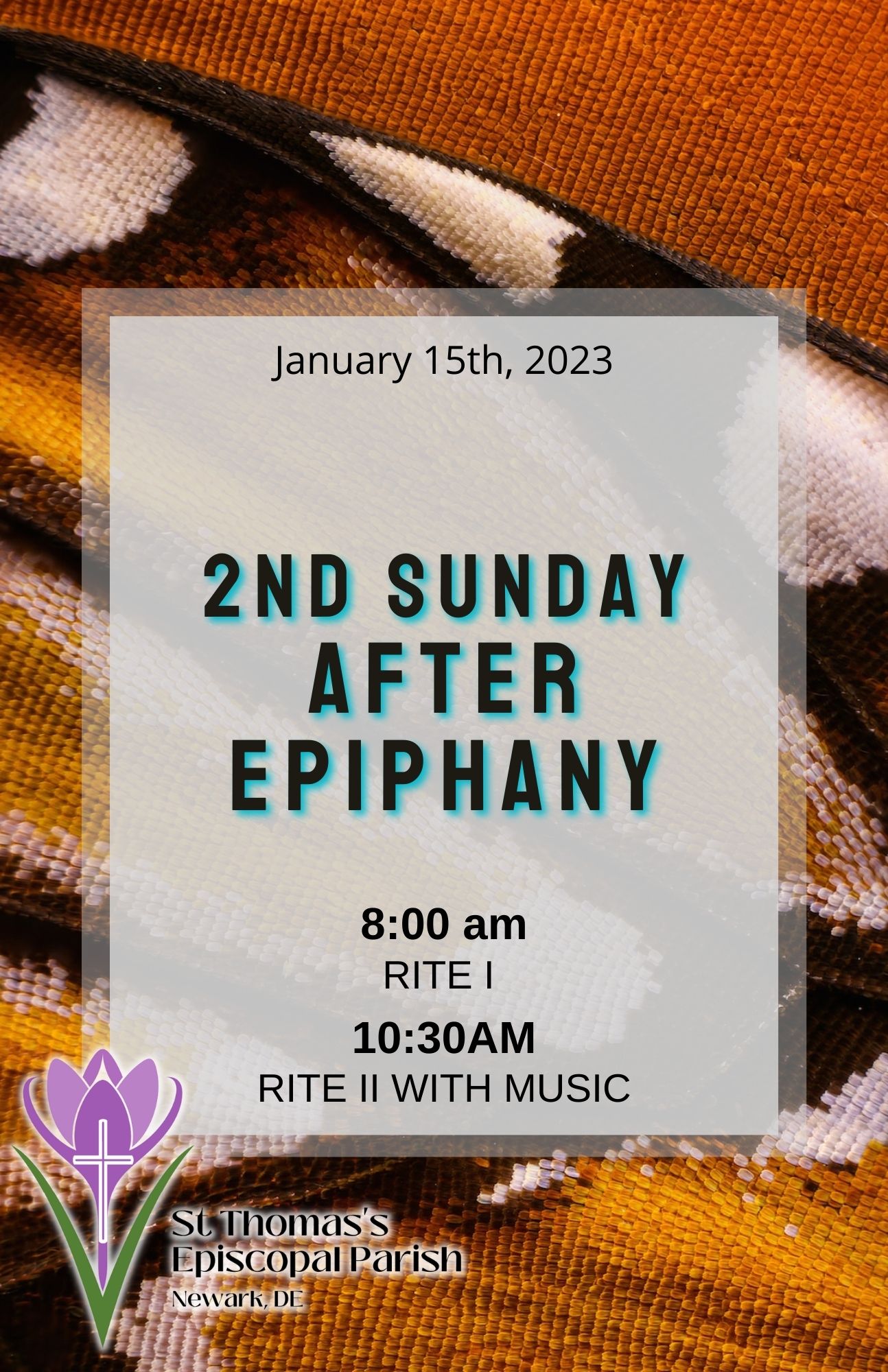 Second Sunday after Epiphany – January 15, 2023